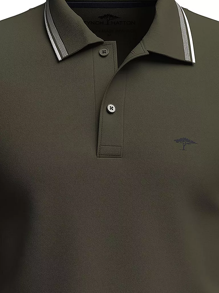 FYNCH-HATTON | Polo Coupe Décontractée | olive