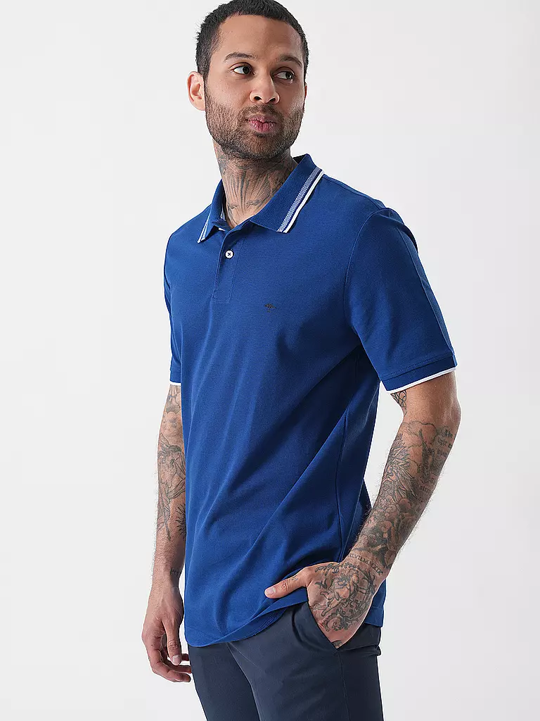 FYNCH-HATTON | Poloshirt coupe décontractée | dunkelblau