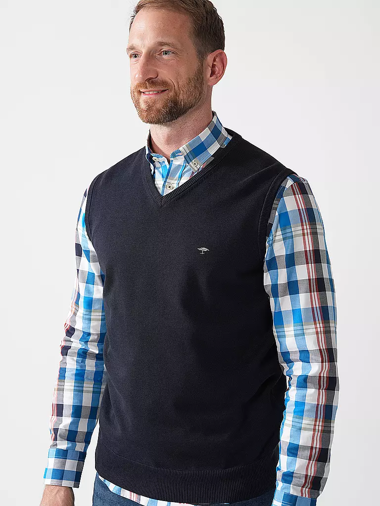 FYNCH-HATTON | Pullunder | Bleu foncé