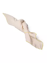 FYNCH-HATTON | Serviettes de table en lin 4 pièces 50x50cm Vert feuille | Beige