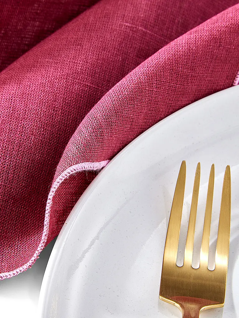 FYNCH-HATTON | Serviettes en lin LUMO Berry, lot de 4 | 