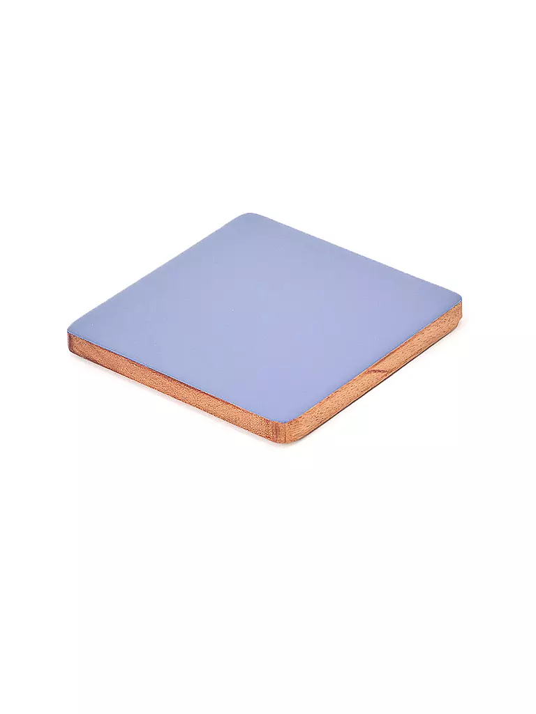 FYNCH-HATTON | Set de 4 sous-verres JALA 10x10cm Bleu Colombe | hellblau