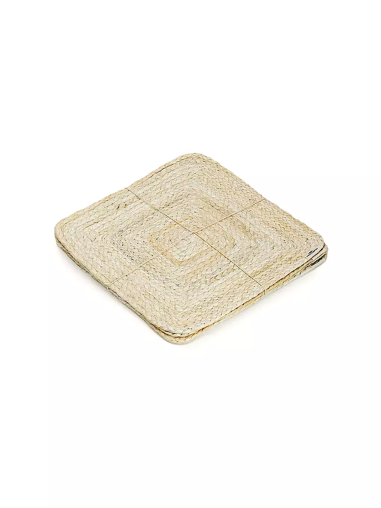 FYNCH-HATTON | Set de table 4 pièces 33x33cm UTAMU Blanc cassé | beige