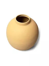 FYNCH-HATTON | Vase en métal 19cm petite MOYA Gris Éléphant | Jaune