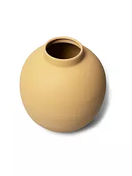 FYNCH-HATTON | Vase en métal 28 cm MOYA Gris Éléphant | Jaune