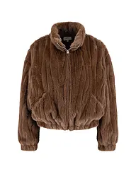 FYNCH-HATTON | Veste aspect fourrure | Marron