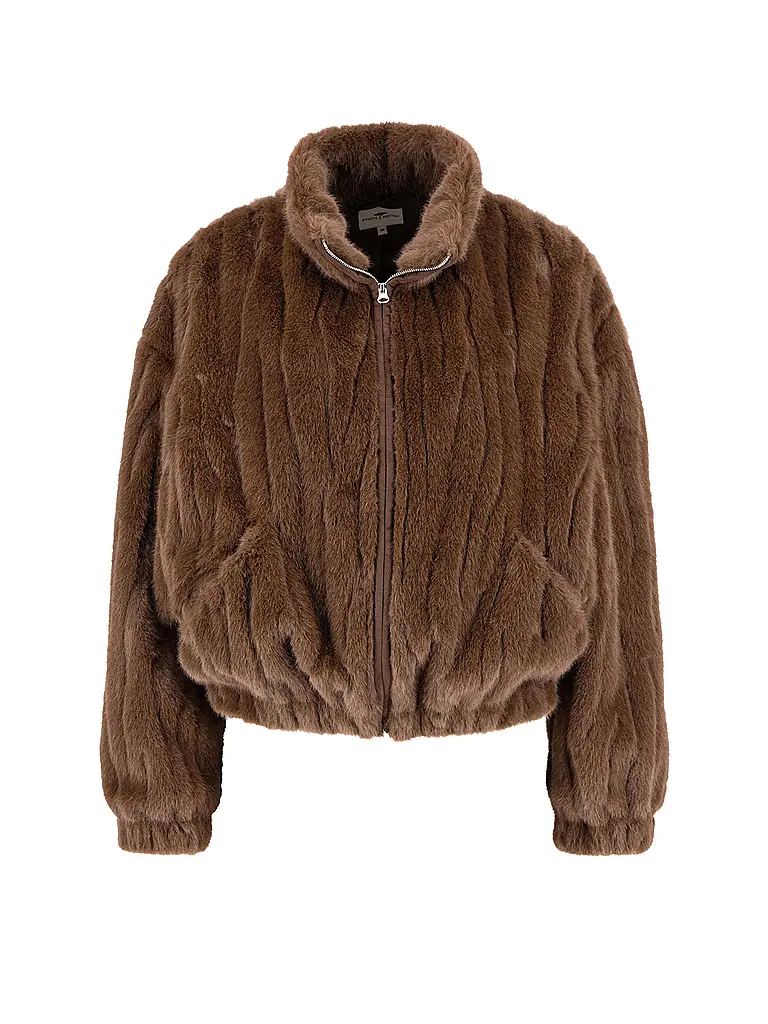 FYNCH-HATTON | Veste aspect fourrure | Marron