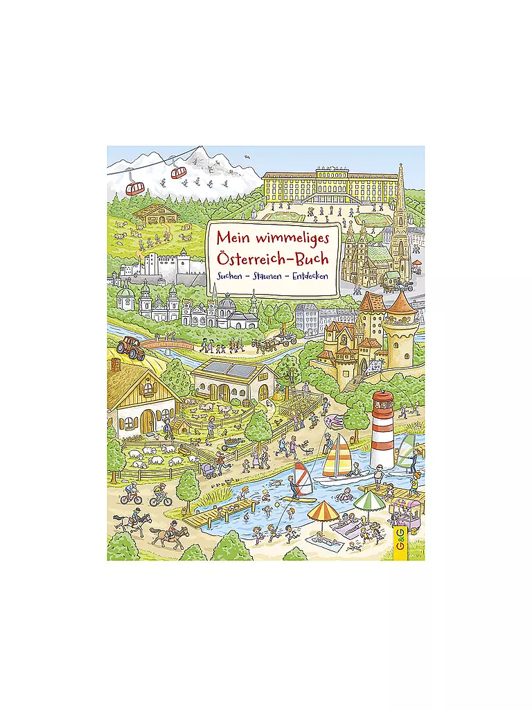 G & G VERLAG | Livre - Mon livre-jeu sur l'Autriche | Aucune couleur