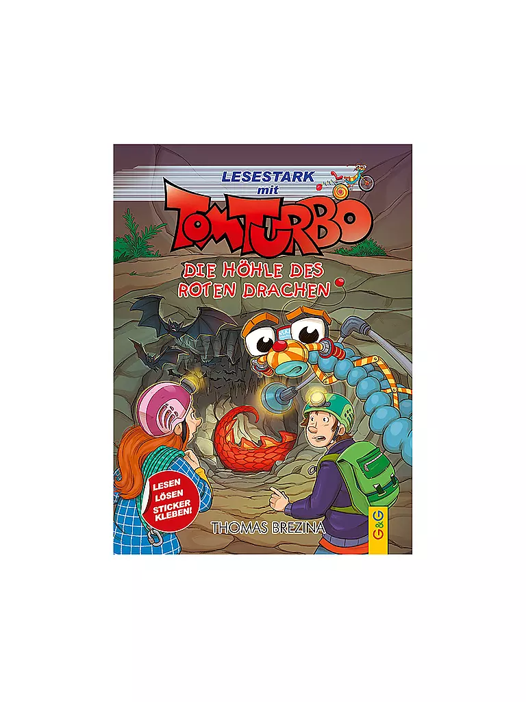 G & G VERLAG | Livre - Tom Turbo - Lesestark - La grotte du dragon rouge | Aucune couleur