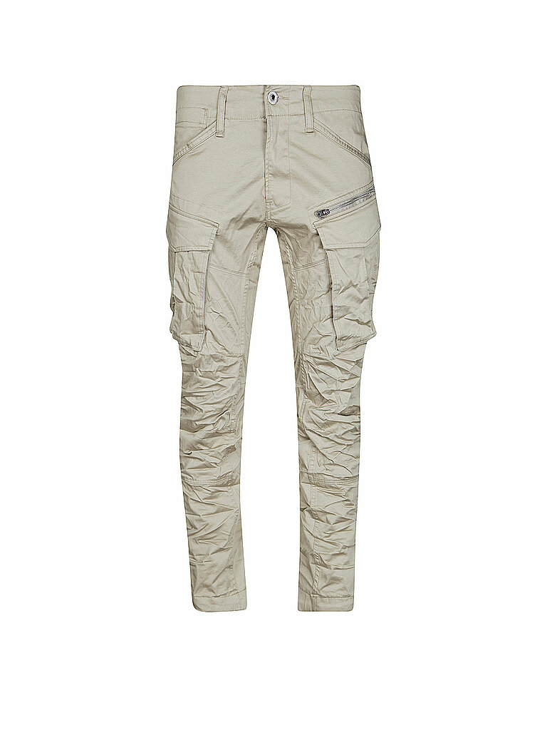 Pantalon cargo coupe fuselée ROVIC 3D beige 30/L34