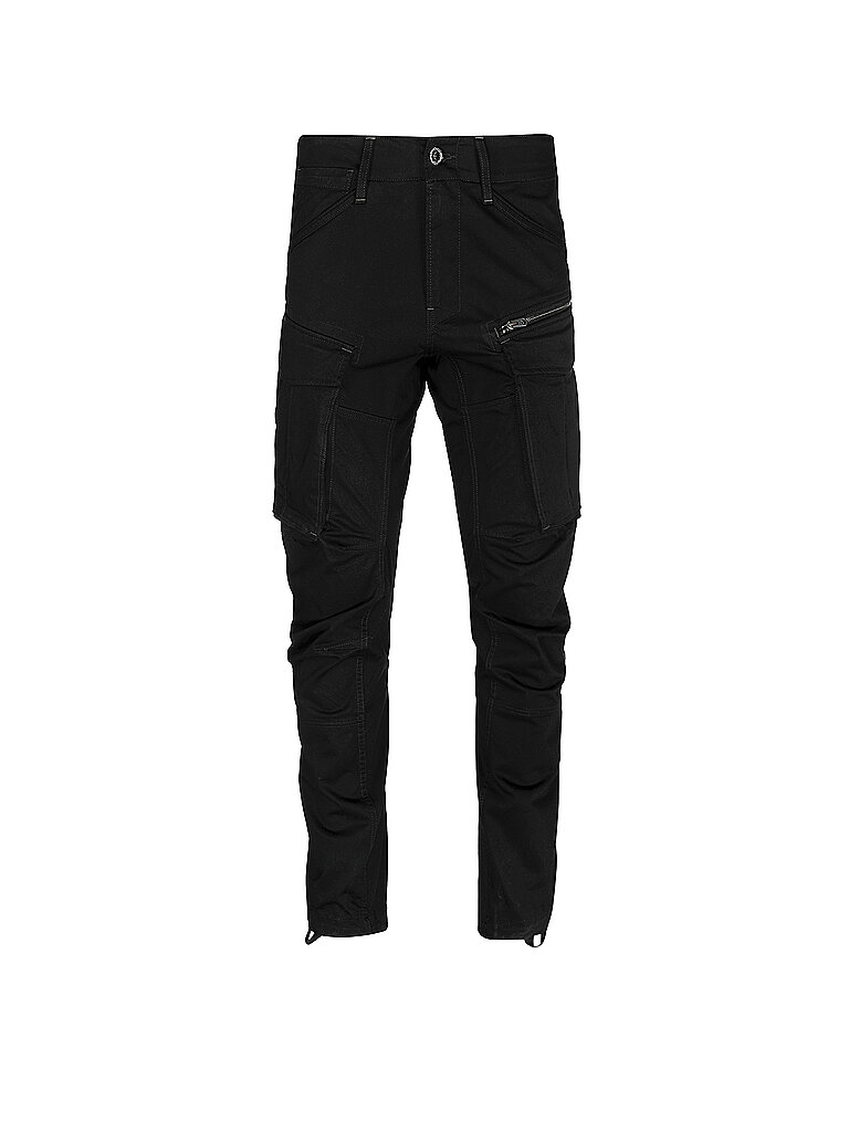 Pantalon cargo coupe fuselée ROVIC ZIP 3D noir 29/L32