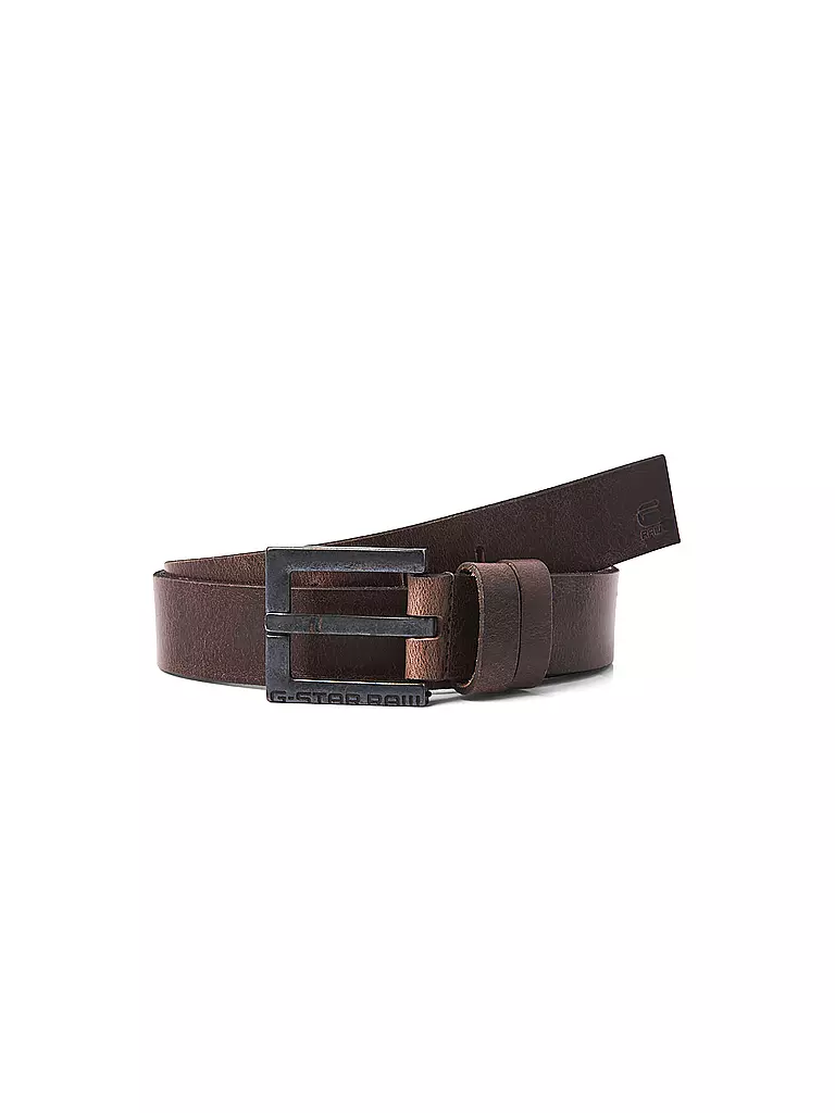 G-STAR RAW | Ceinture en cuir DUKO BELT | Marron