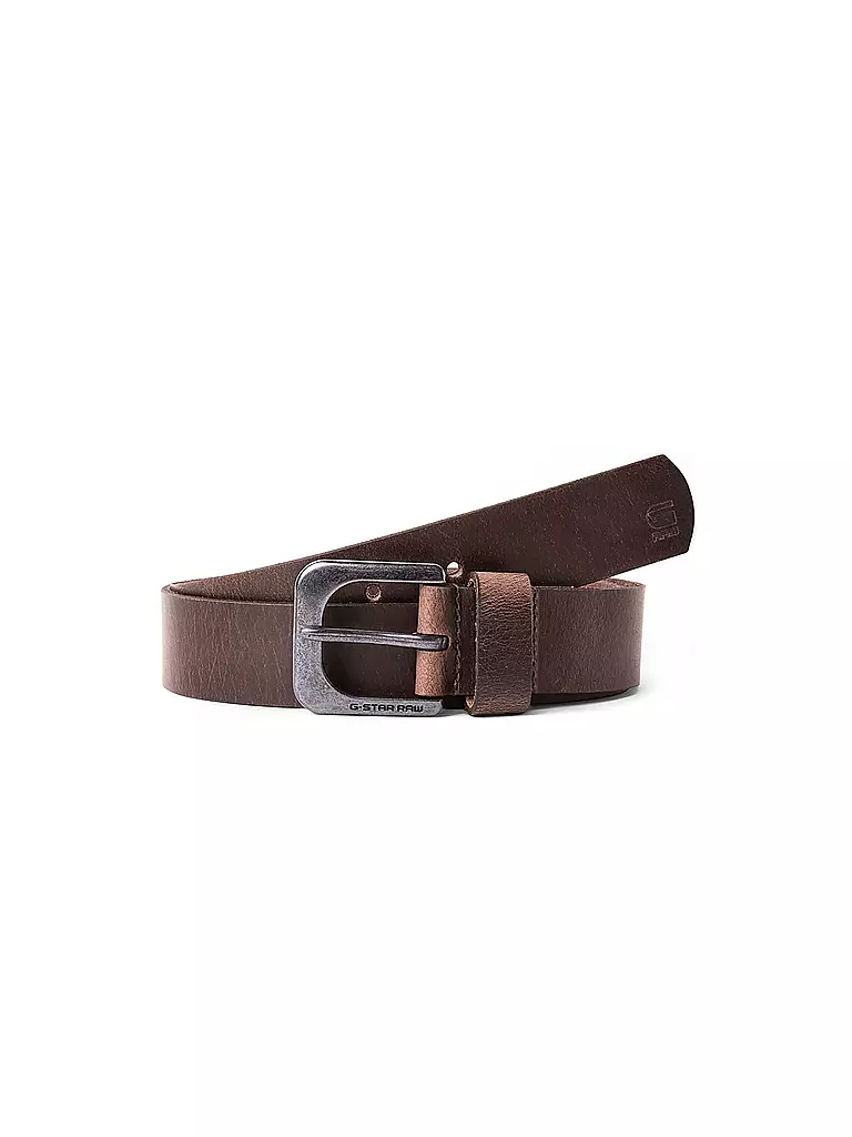 G-STAR RAW | Ceinture en cuir ZED | Marron