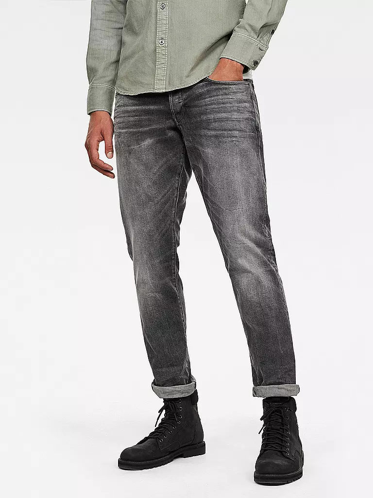 G-STAR RAW | Jeans coupe droite fuselée | Gris