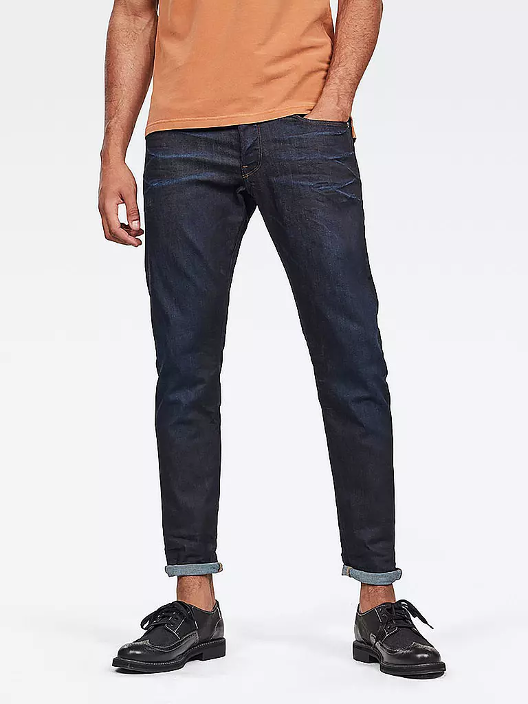 G-STAR RAW | Jeans Tapered Fit 3301 | Bleu foncé