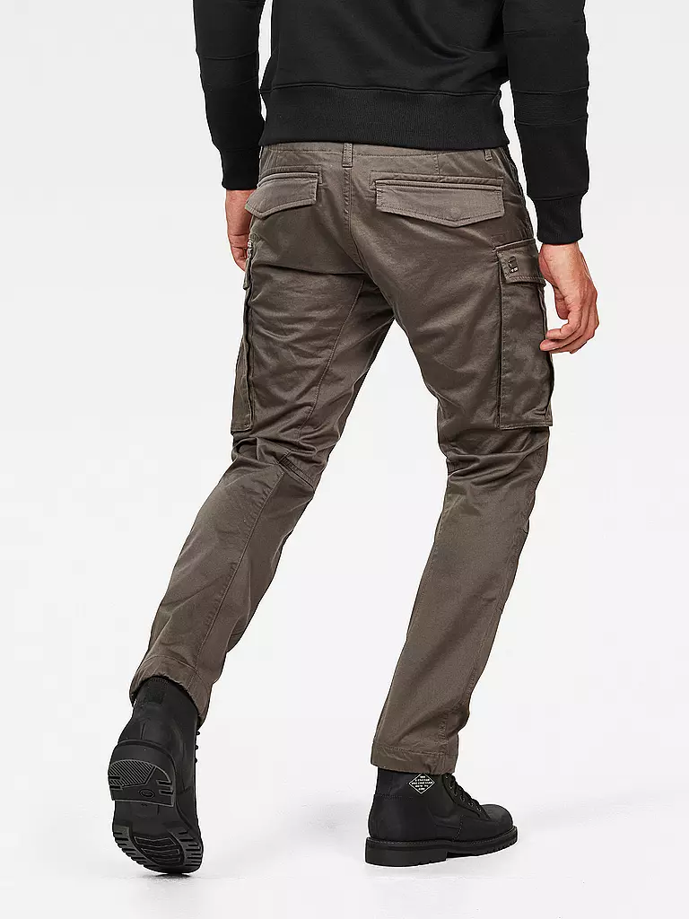 G-STAR RAW | Pantalon cargo coupe fuselée ROVIC 3D | grau