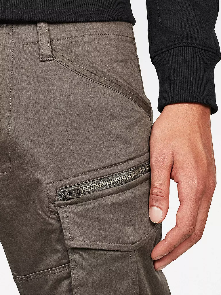 G-STAR RAW | Pantalon cargo coupe fuselée ROVIC 3D | grau