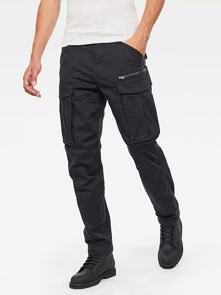 G-STAR RAW | Pantalon cargo coupe fuselée ROVIC ZIP 3D | schwarz