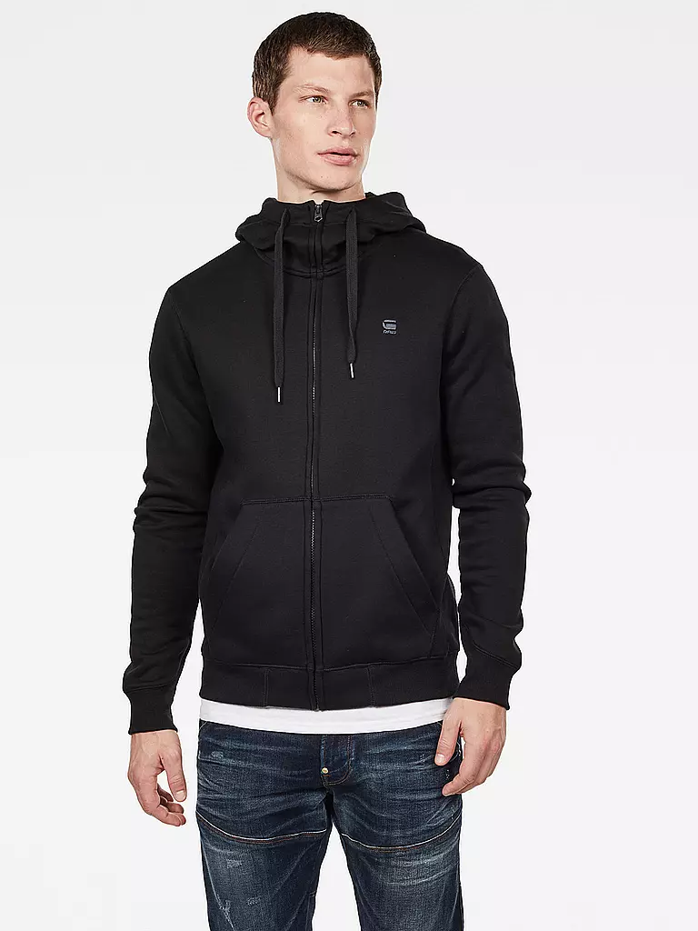 G-STAR RAW | Sweat-shirt zippé | Noir