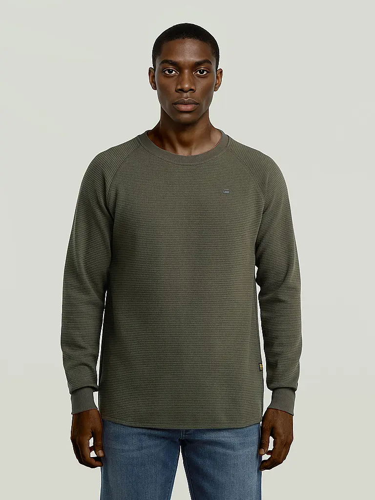 G-STAR RAW | Sweater JIRGI R T L S | grau