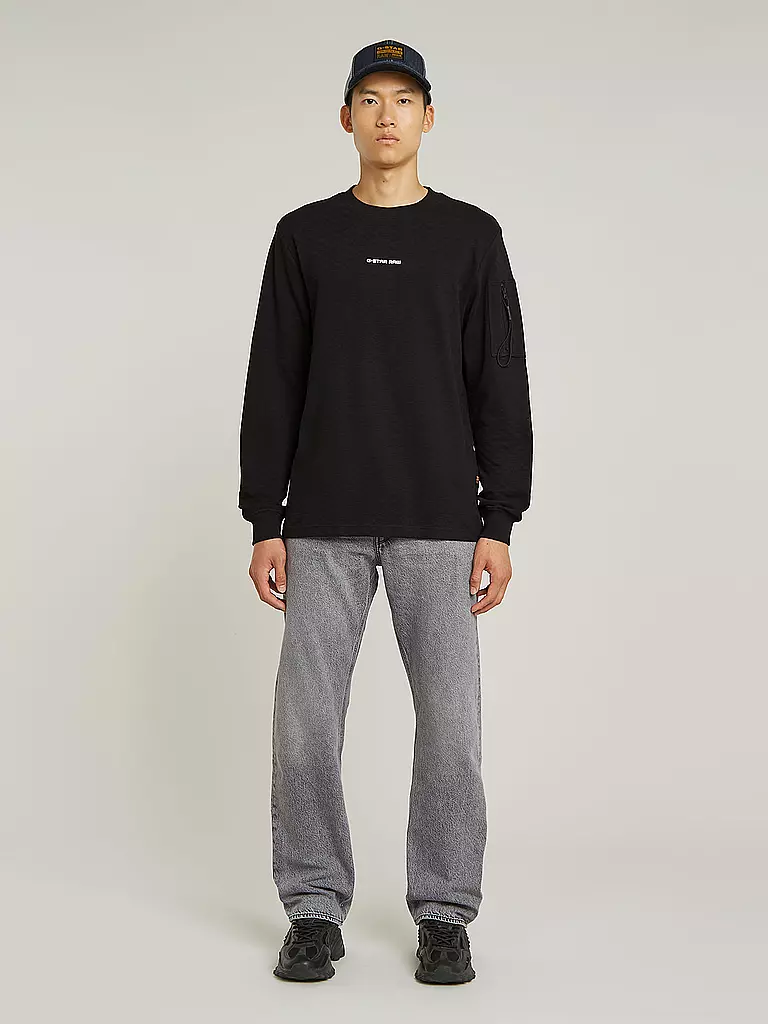 G-STAR RAW | T-shirt à manches longues | schwarz