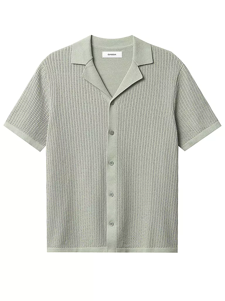 GABBA | Hemd Regular Fit GENO RESORT | Vert clair