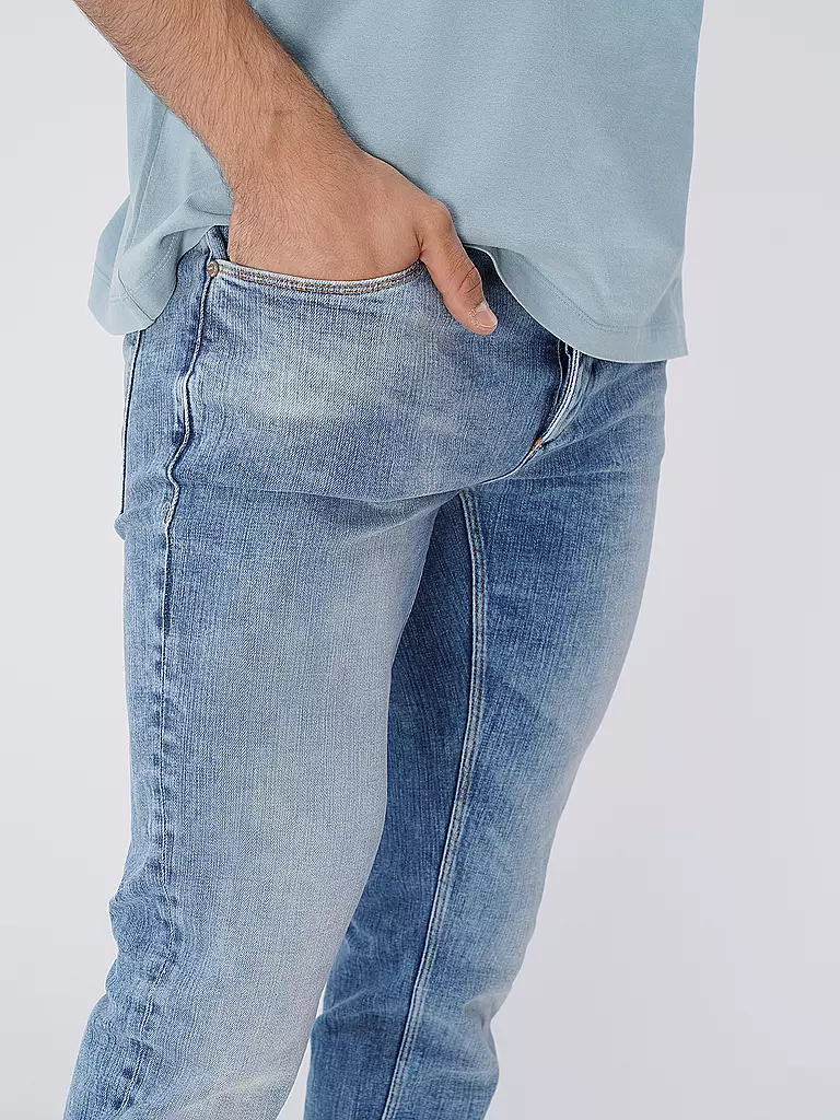 GABBA | Jeans Straight Slim Fit "Rey" | Bleu