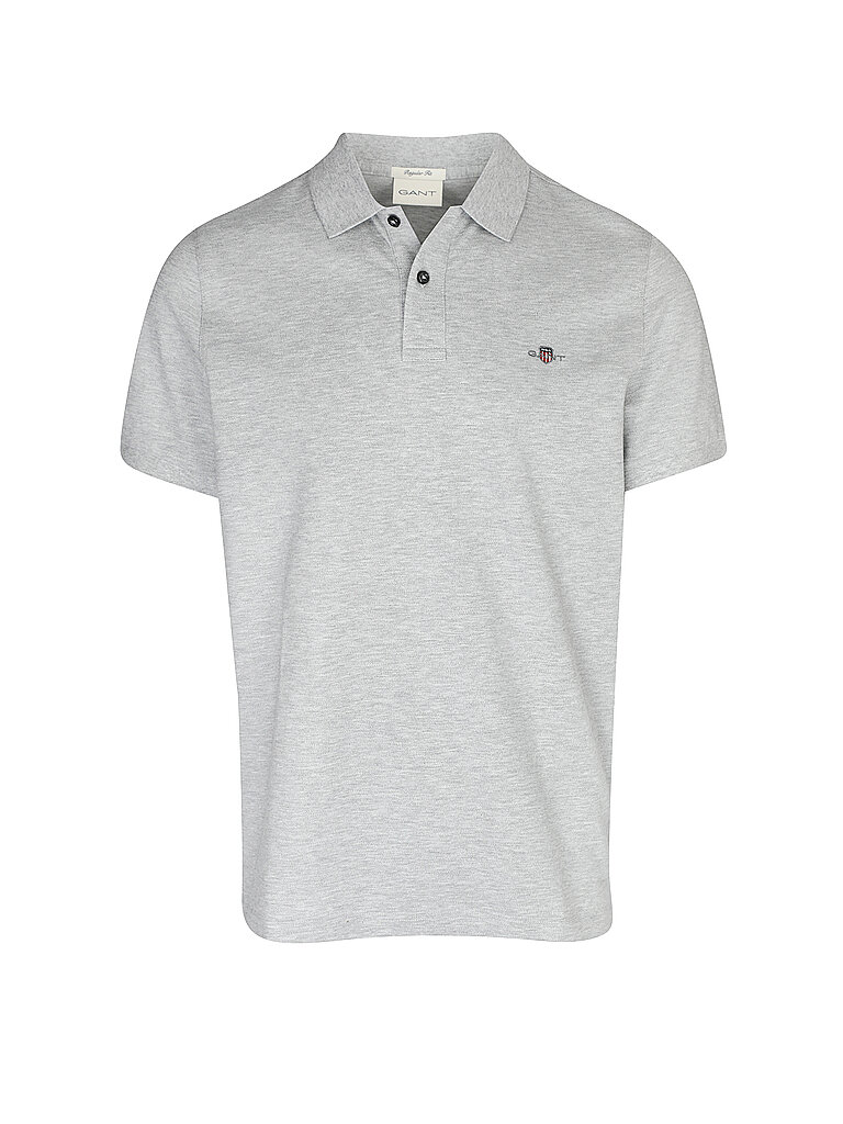 Gant Polo coupe classique gris S