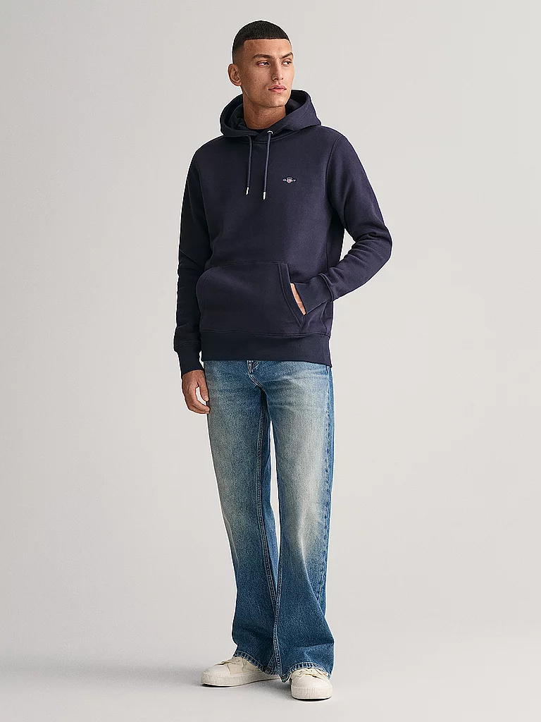 Gant Reg Shield Hoodie Evening Blue 3XL 6
