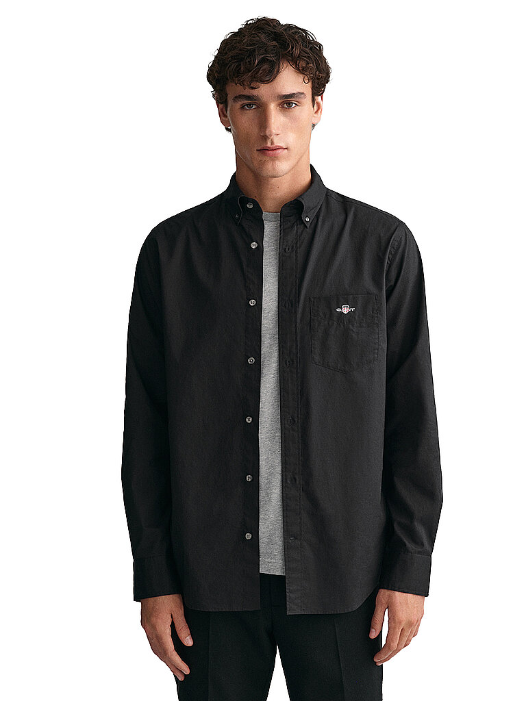 Gant Chemise coupe regular noir S