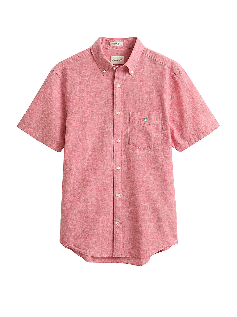 Gant Chemise en lin rose XXL