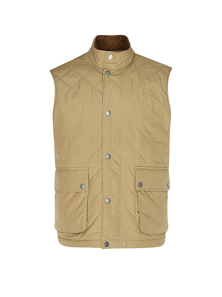 GANT Gilet matelassé camel