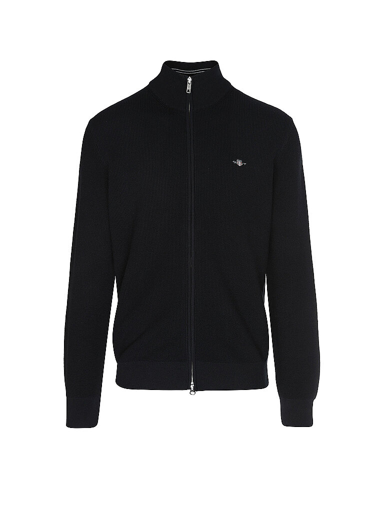 Vêtements GANT Micro Textured Cotton Zip Cardigan pour - vue 2