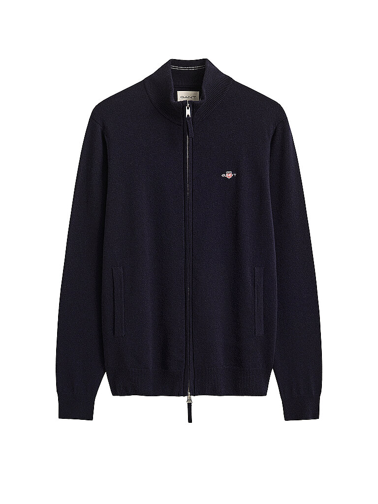 Vêtements GANT Superfine Lambswool Zip Cardigan pour - vue 2
