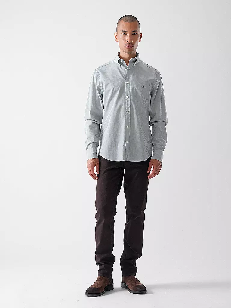 GANT | Chemise coupe classique | Vert foncé