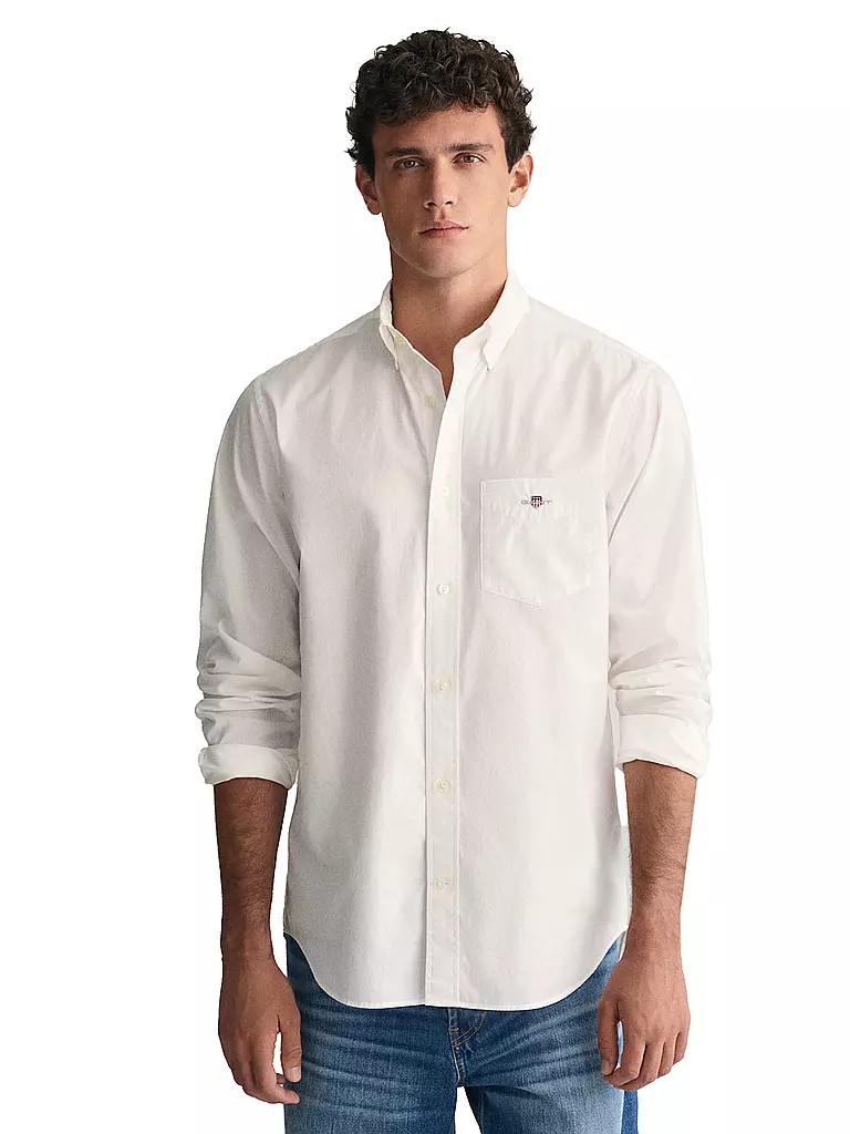 GANT | Chemise coupe regular | weiss