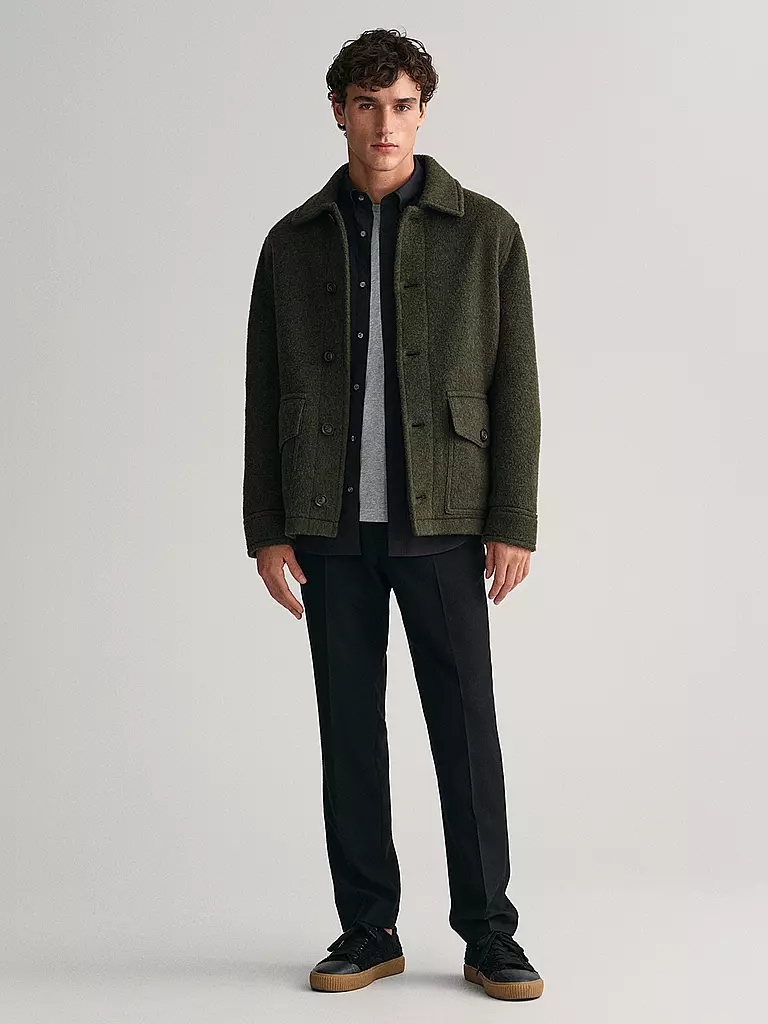 GANT | Chemise coupe regular | schwarz