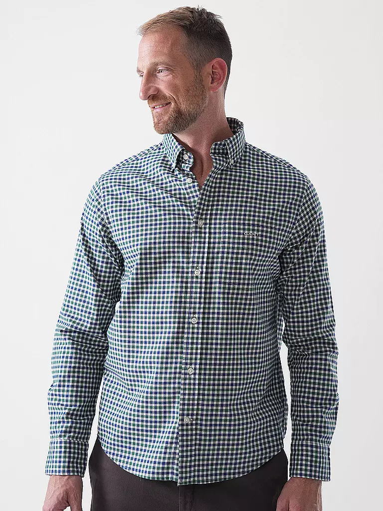 GANT | Chemise coupe regular | Vert foncé