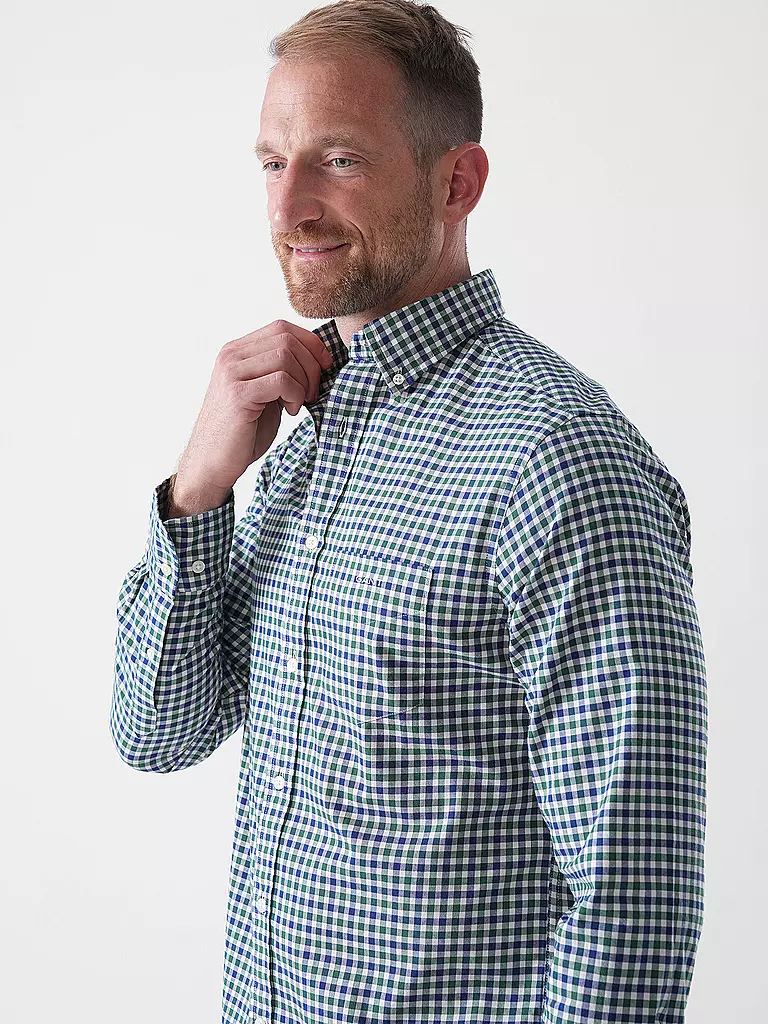 GANT | Chemise coupe regular | Vert foncé