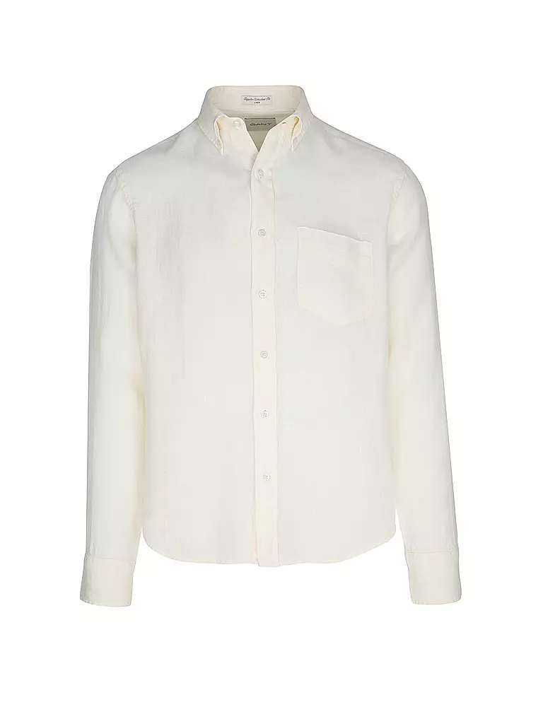 GANT | Chemise en lin coupe classique | Crème