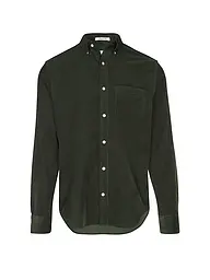 GANT | Chemise en velours côtelé | Vert foncé