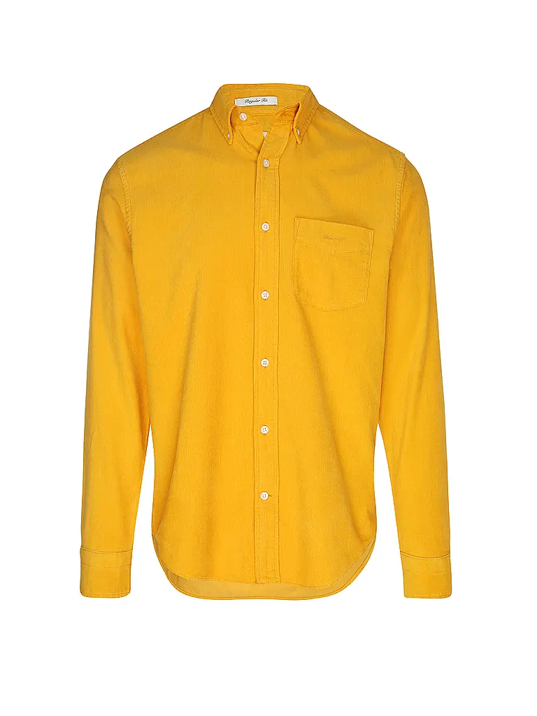 GANT | Chemise en velours côtelé | Jaune