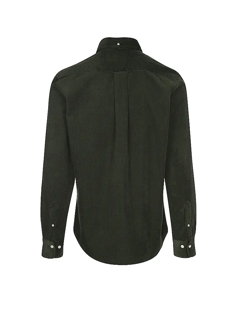 GANT | Chemise en velours côtelé | Vert foncé