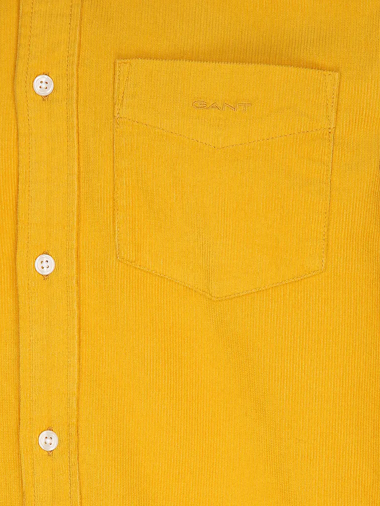 GANT | Chemise en velours côtelé | Jaune