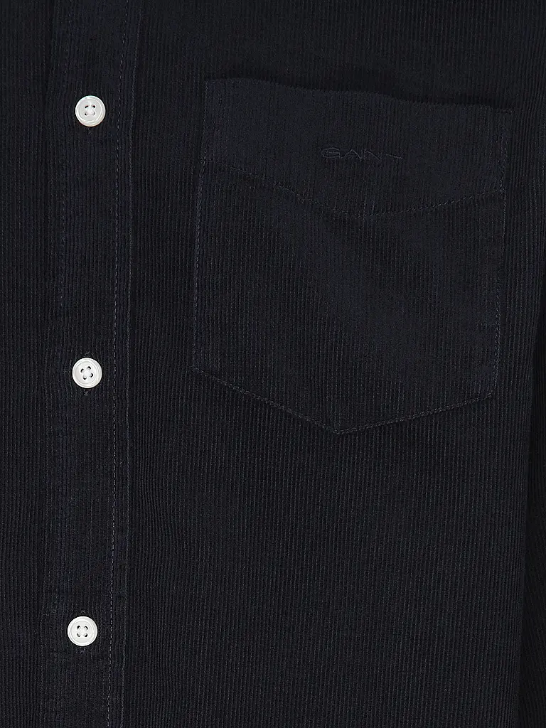 GANT | Chemise en velours côtelé | Bleu foncé