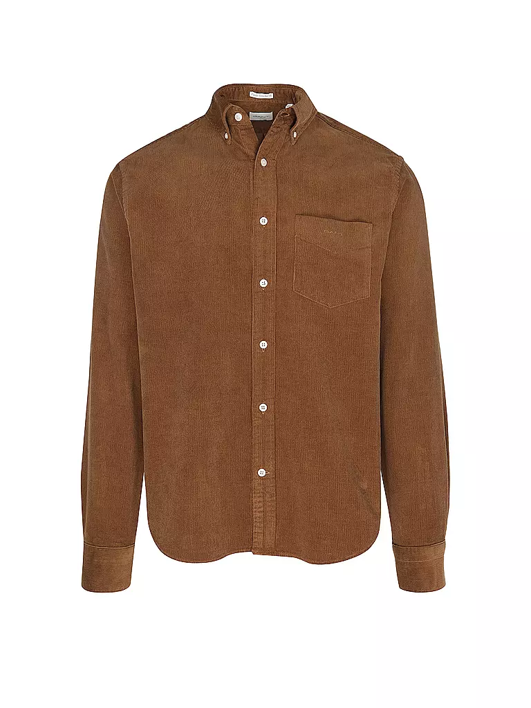 GANT | Cordhemd Regular Fit | Marron
