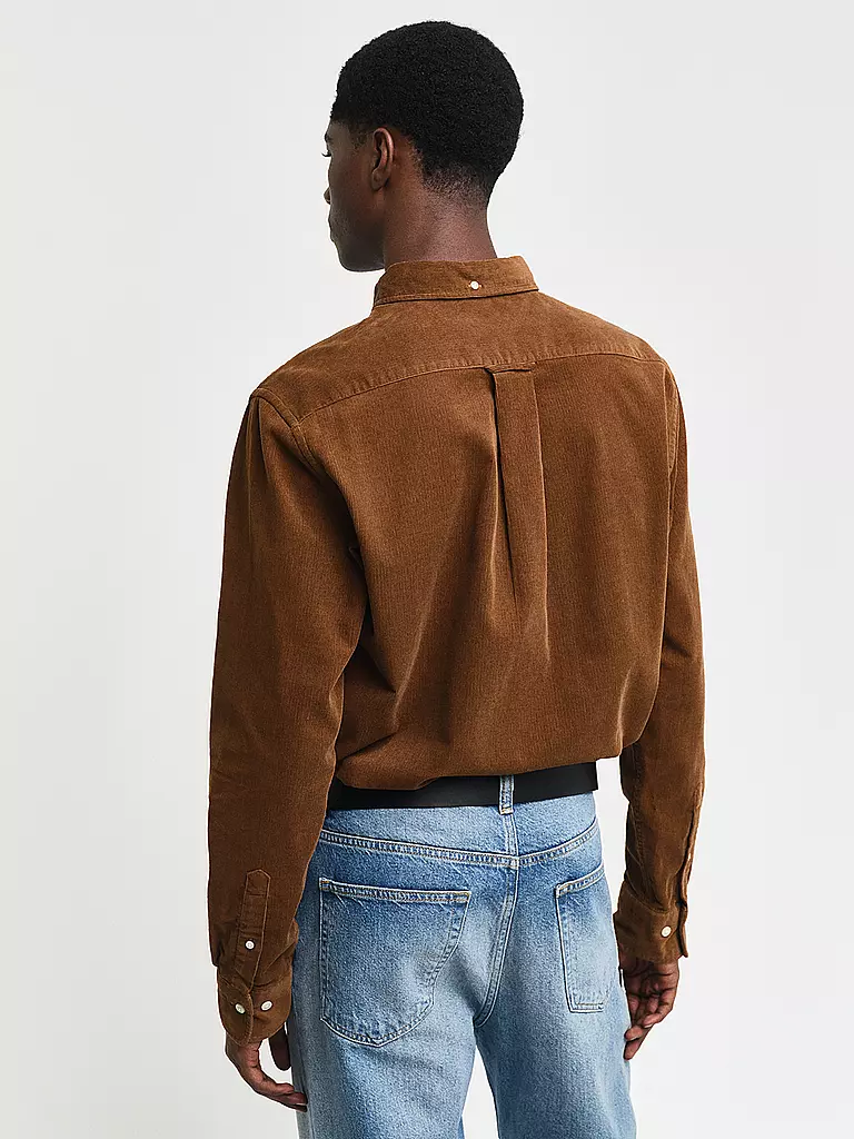 GANT | Cordhemd Regular Fit | Marron