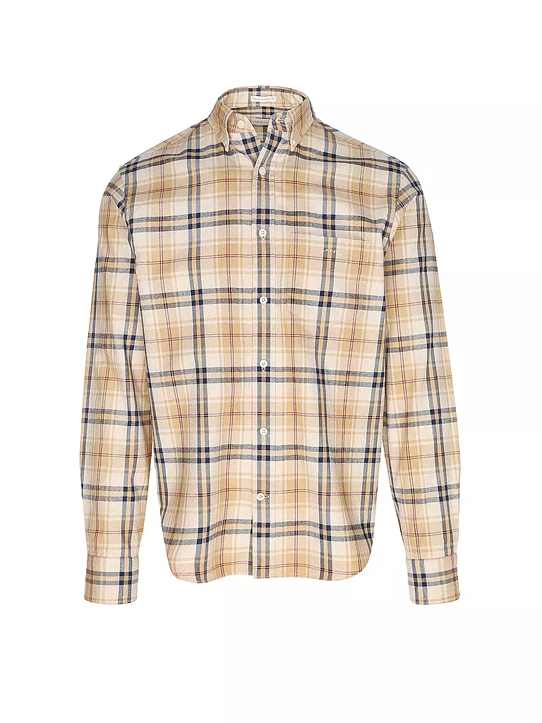 GANT | Flanellhemd  | Moutarde
