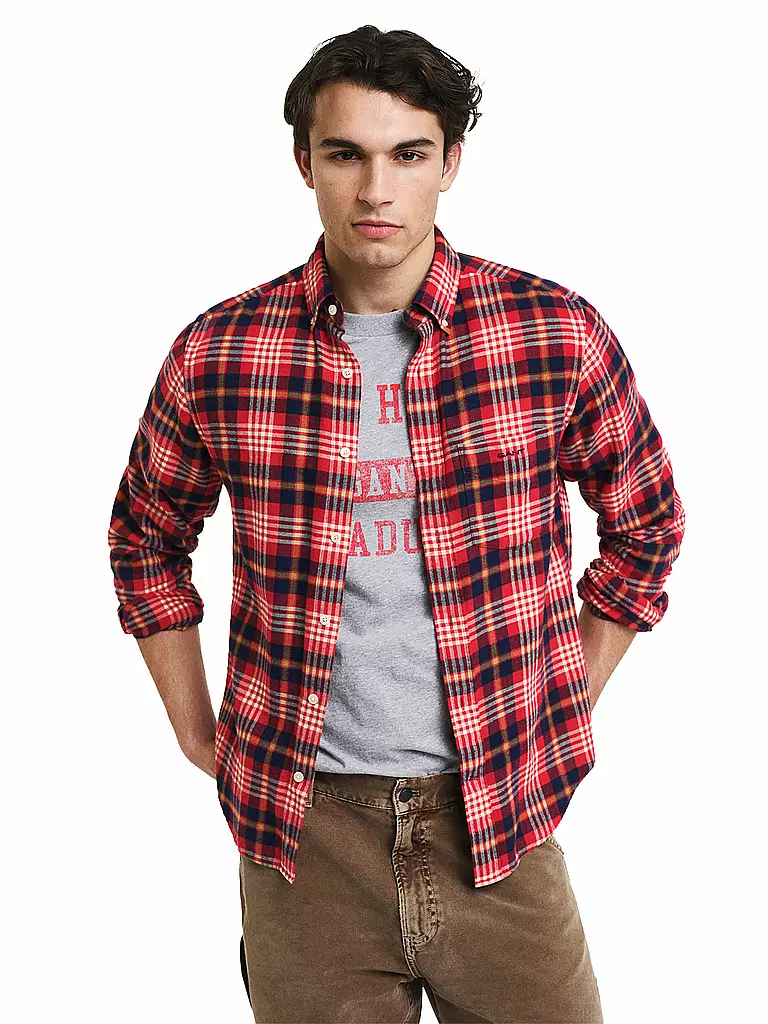 GANT | Flanellhemd  | Rouge