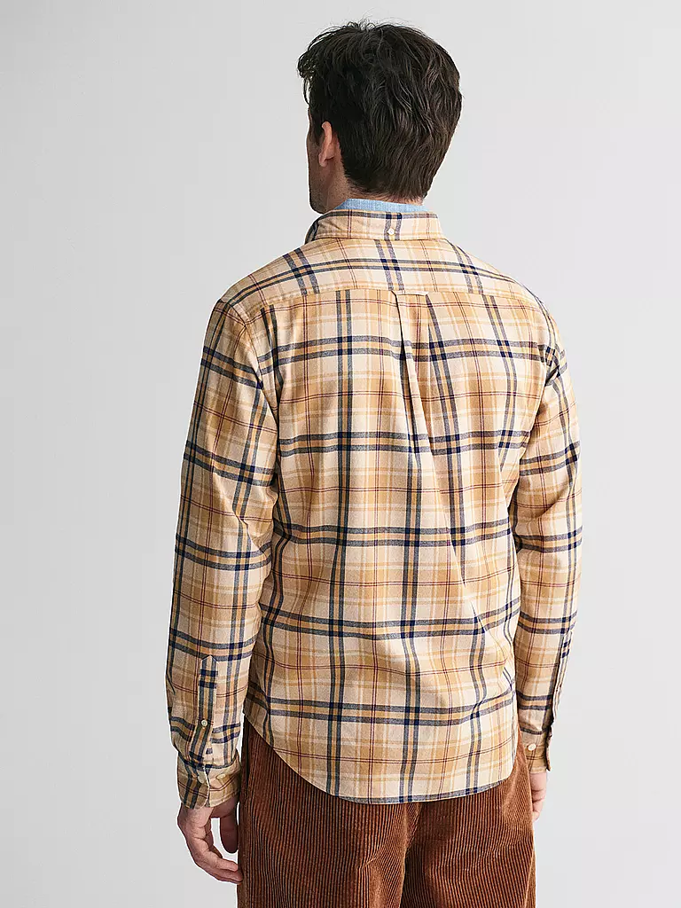 GANT | Flanellhemd  | Moutarde